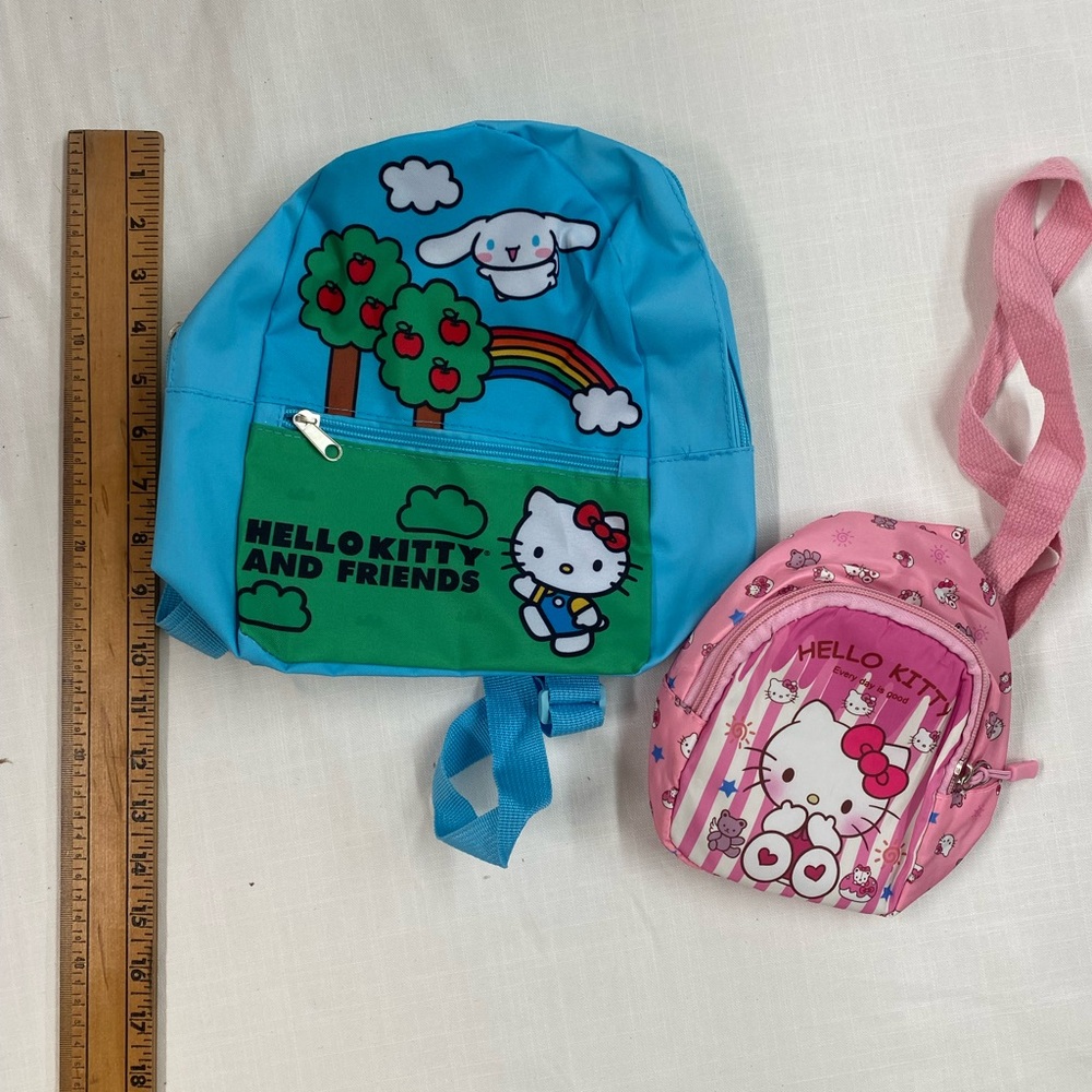 Hello Kitty and Friends Blue and Pink Backpack Duo